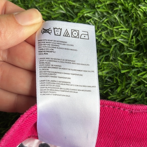 ROXY Magenta Cut Off Denim Shorts size 26 - Picture 7 of 8